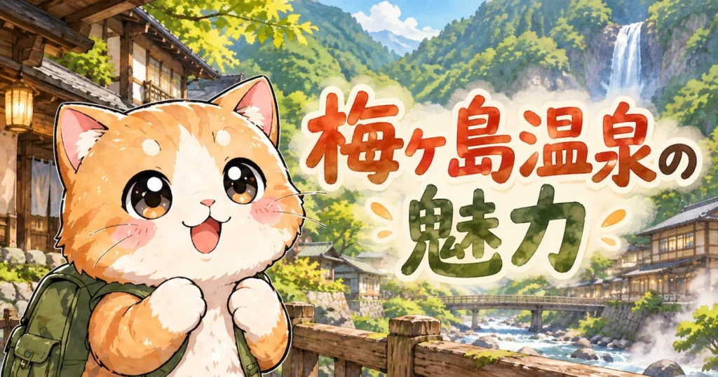 湯め活びより梅ヶ島温泉魅力編アイキャッチ画像