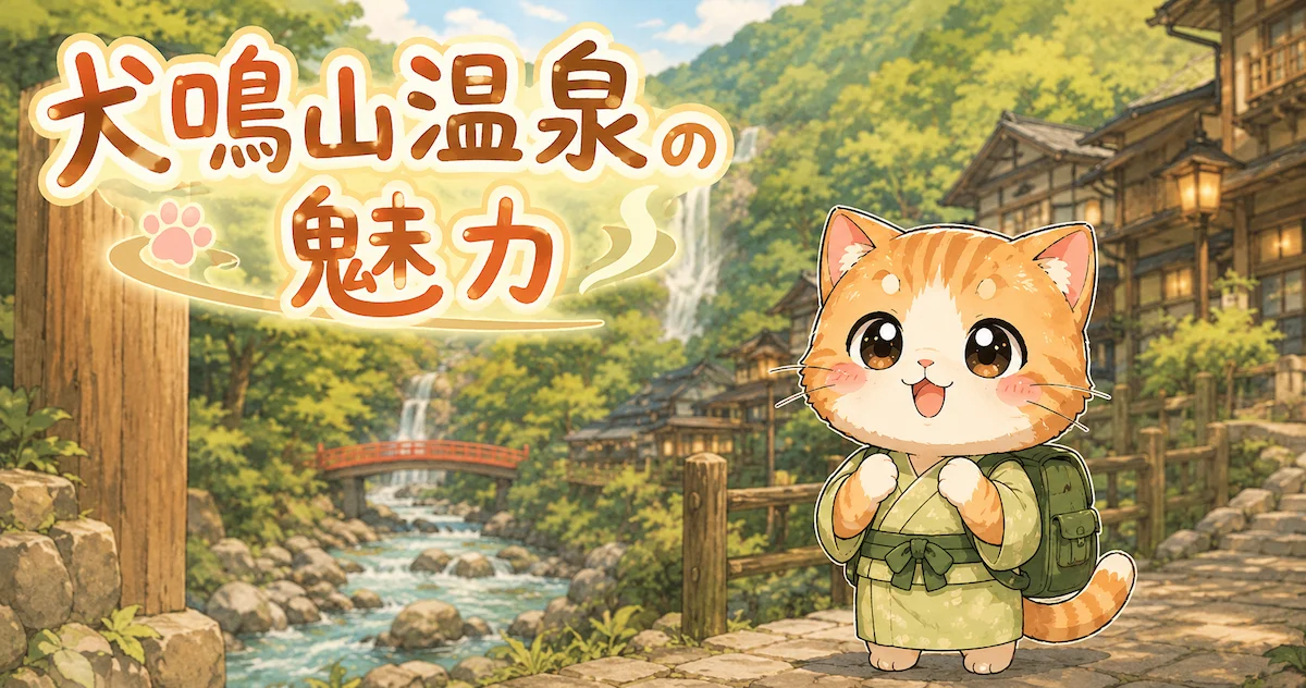 湯め活びより犬鳴山温泉の魅力アイキャッチ画像