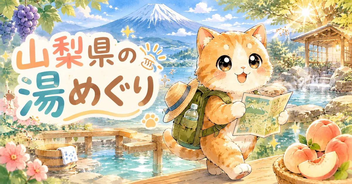 湯め活びより山梨県夏のアイキャッチ画像