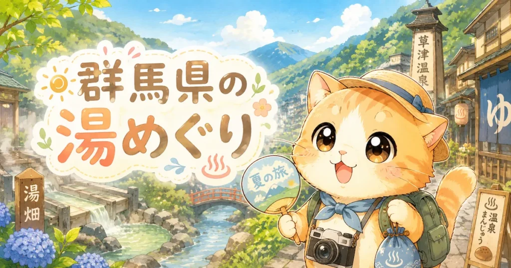 湯め活びより群馬県夏のアイキャッチ画像
