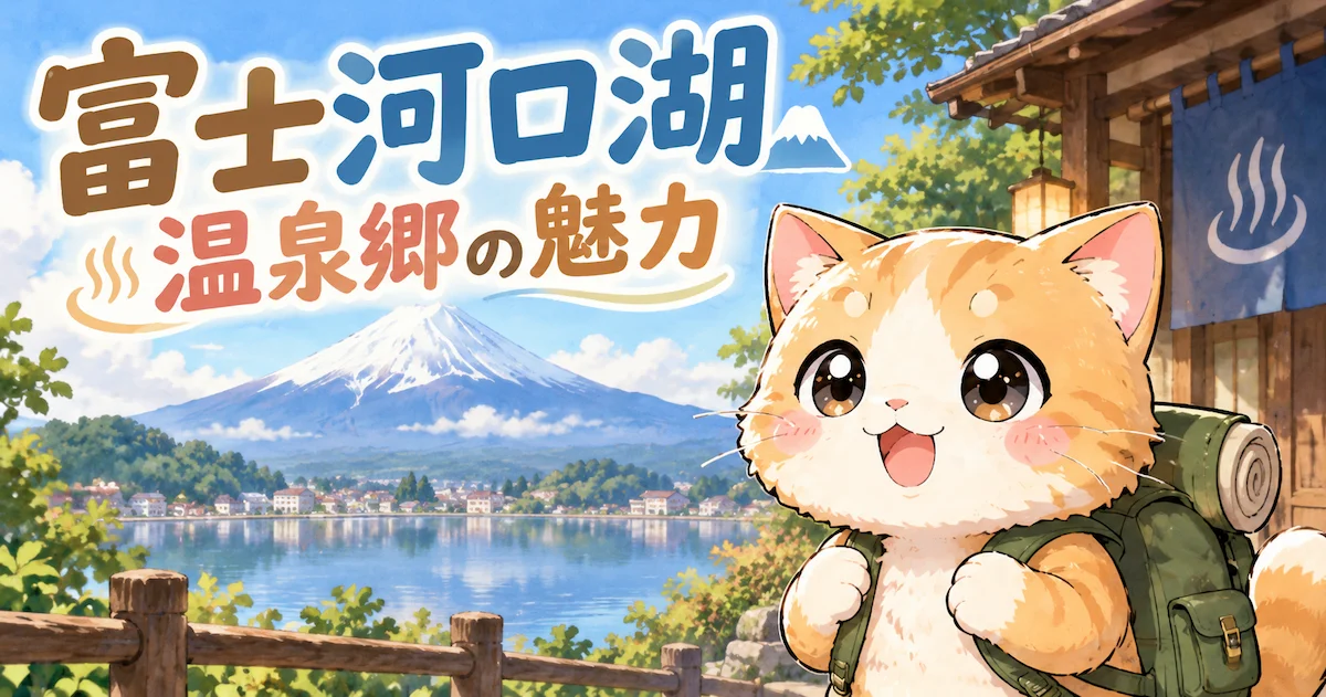 湯め活びより富士河口湖温泉郷の魅力アイキャッチ画像
