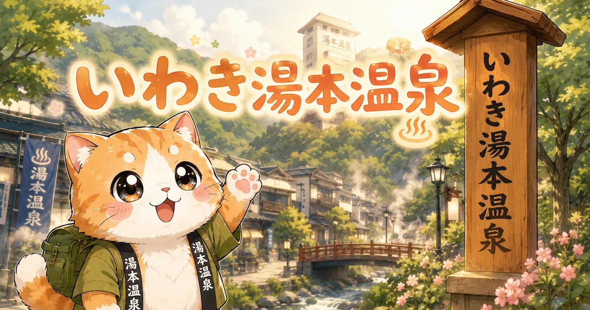 湯め活びよりいわき湯本温泉のアイキャッチ画像
