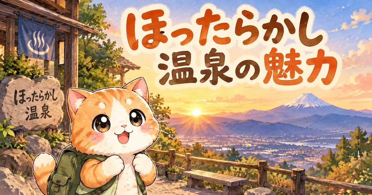 湯め活びよりほったらかし温泉の魅力アイキャッチ画像