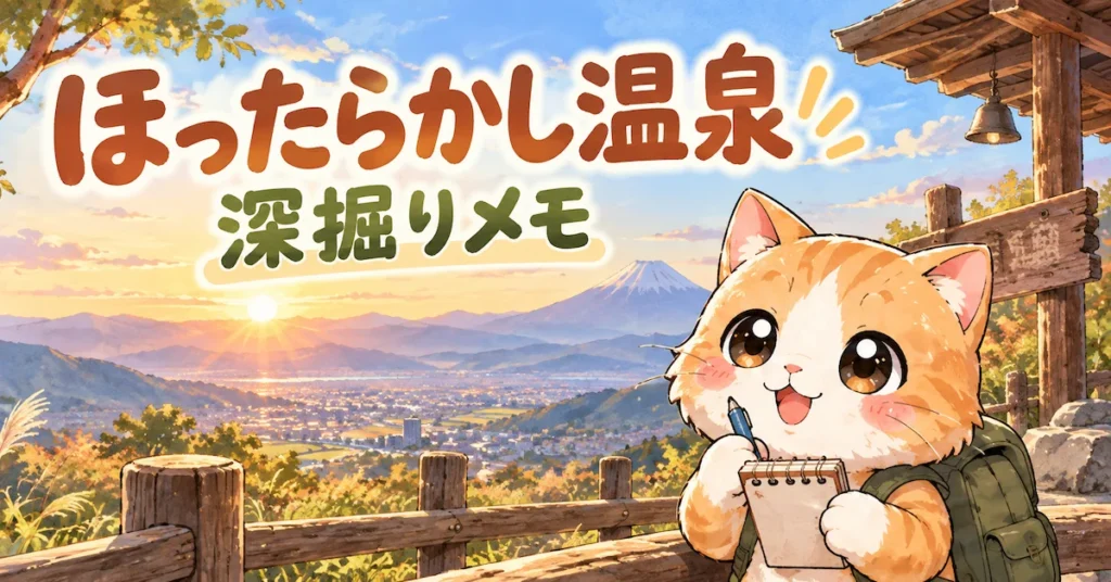 湯め活びよりほったらかし温泉考察編アイキャッチ画像