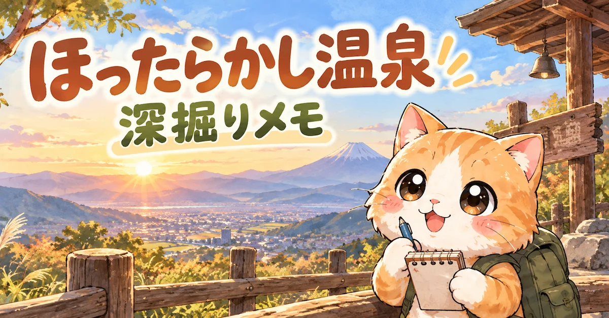 湯め活びよりほったらかし温泉考察編アイキャッチ画像