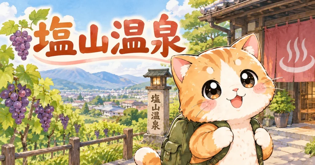 湯め活びより塩山温泉レビュー②アイキャッチ画像