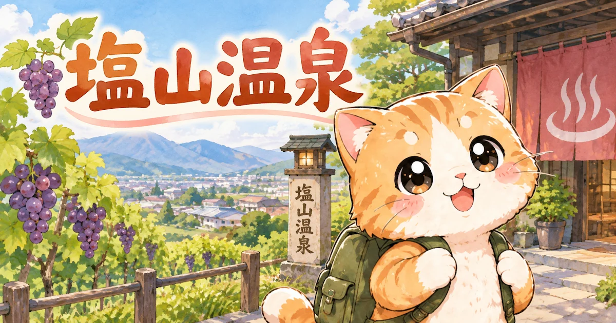 湯め活びより塩山温泉レビュー②アイキャッチ画像