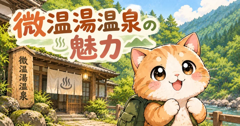 湯め活びより微温湯温泉の魅力アイキャッチ画像
