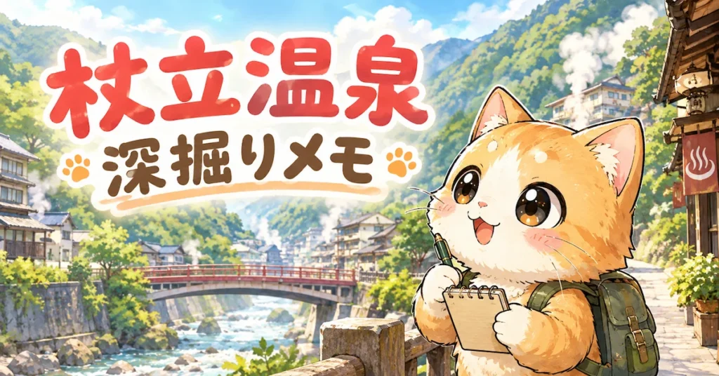 湯め活びより杖立温泉考察編のアイキャッチ画像