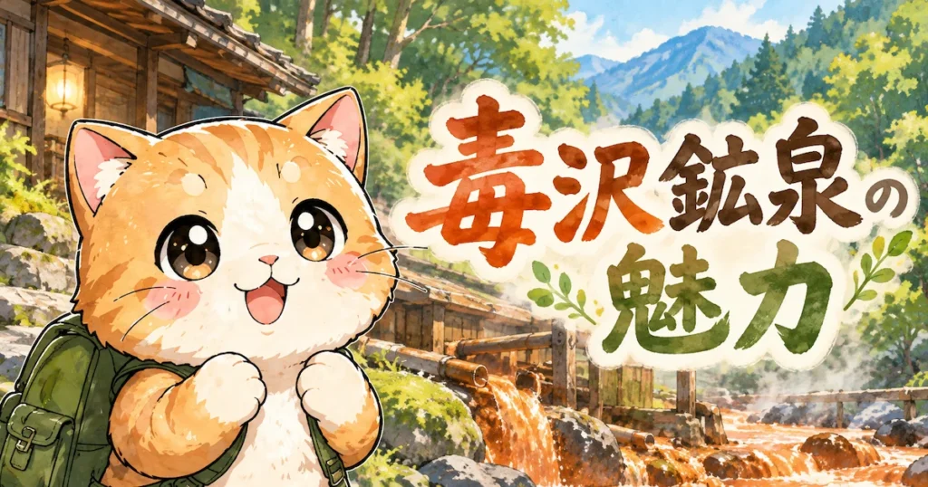 湯め活びより毒沢鉱泉の魅力アイキャッチ画像
