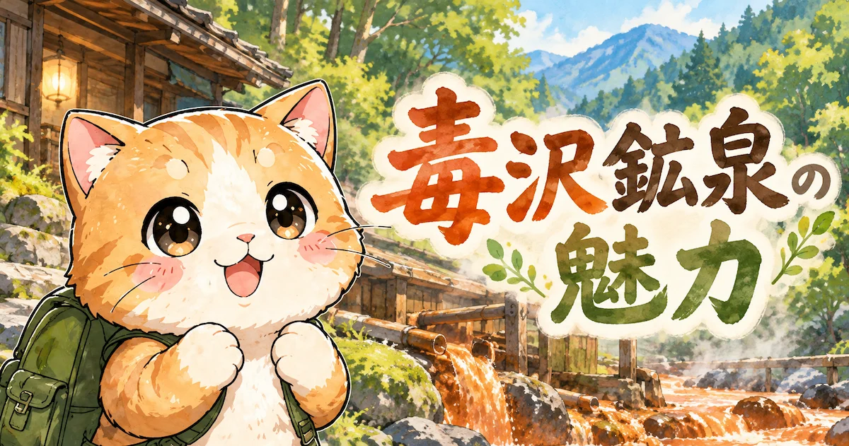 湯め活びより毒沢鉱泉の魅力アイキャッチ画像