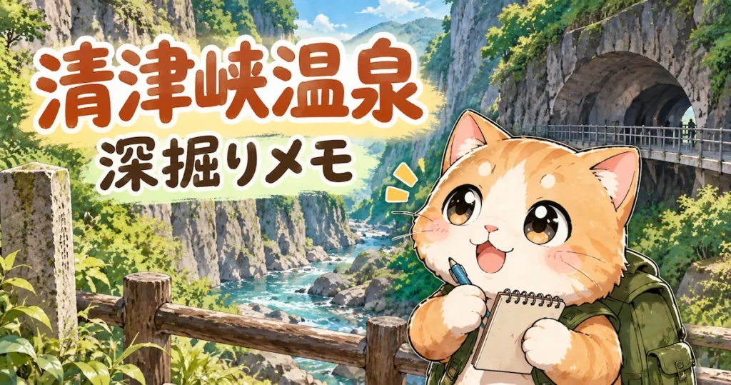 湯め活びより清津峡温泉考察編のアイキャッチ画像