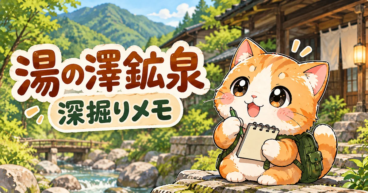 湯め活びより湯の澤鉱泉考察編アイキャッチ画像