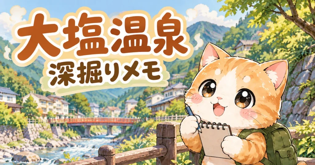 湯め活びより大塩温泉考察編のアイキャッチ画像